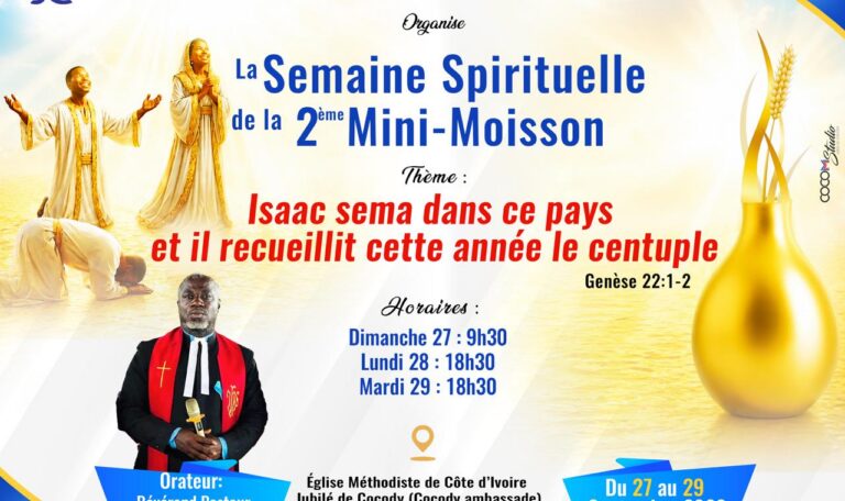 semaine spitirutuelle 2e mini moisson 2026